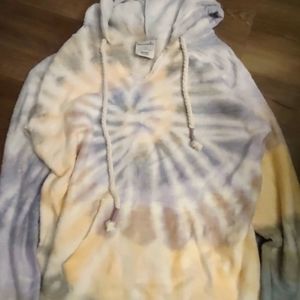 Tie dyed drug rug sweater